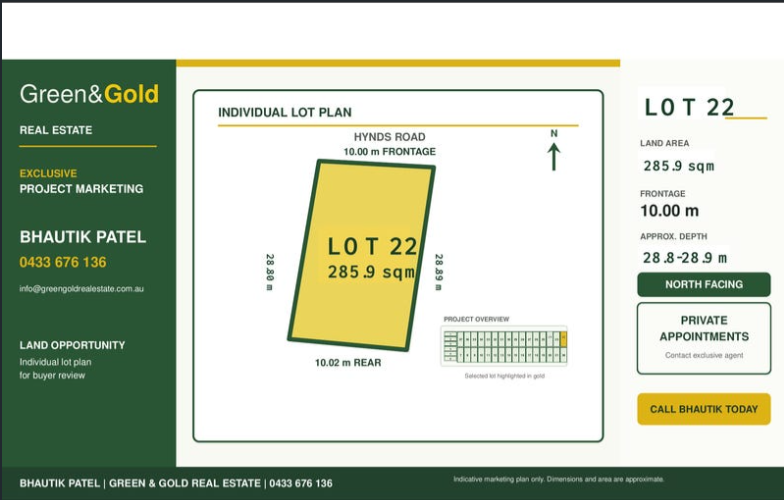 Lot 22, 8 and 10 Hynds Road, Box Hill, NSW 2765