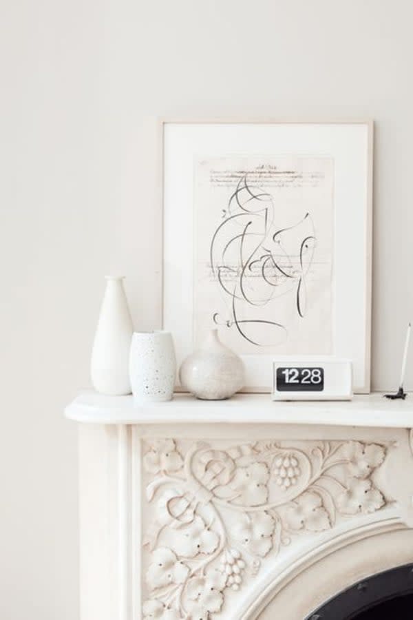 How to Style a Fireplace Mantel