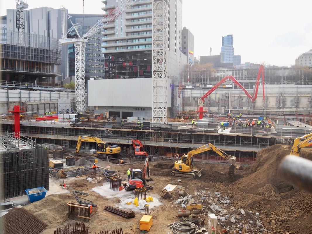A snapshot of Melbourne's construction - July 2018