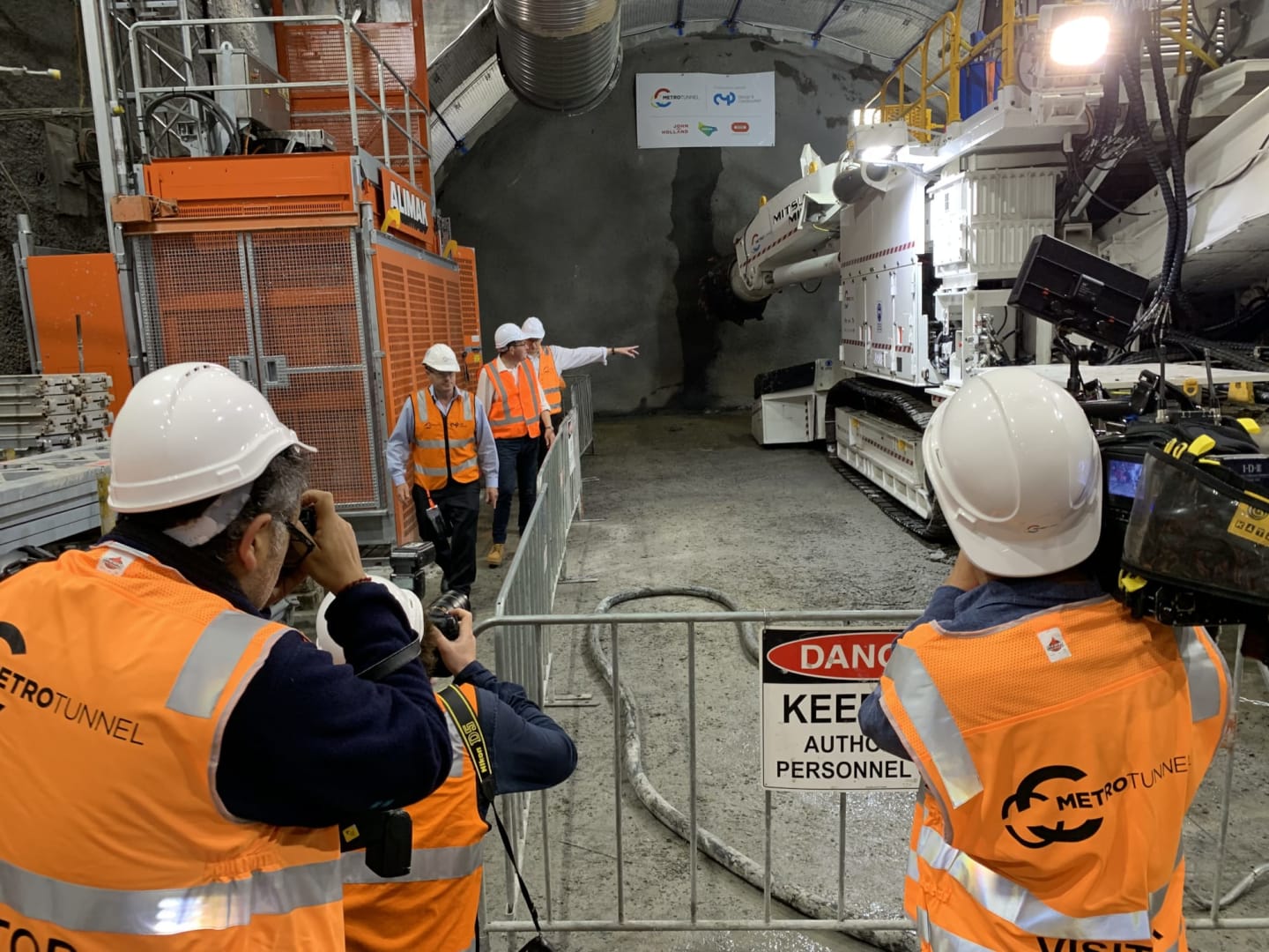 CBD Metro tunnel station construction begins