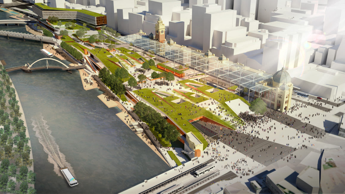 Public Transport + Architecture = Seagull on a hot chip; thoughts on Flinders Street Station competition entries