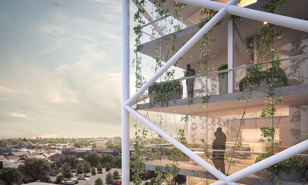 SMA Projects reveals Australia's first above rail line residential building 