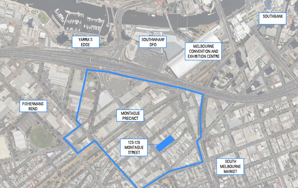 Planning Application > 123-125 Montague St, South Melbourne