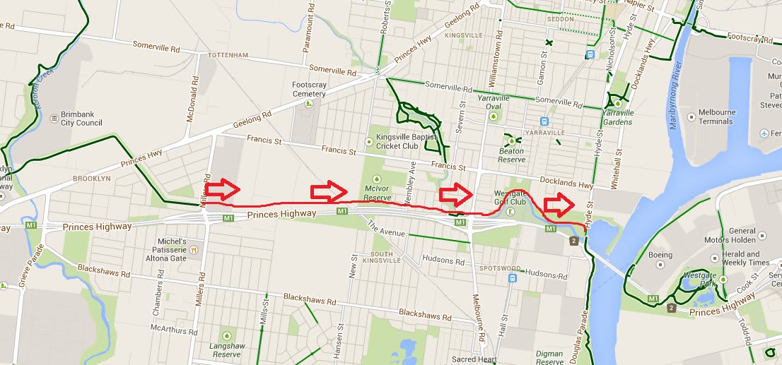 Cycle routes that need improving: the Federation Trail