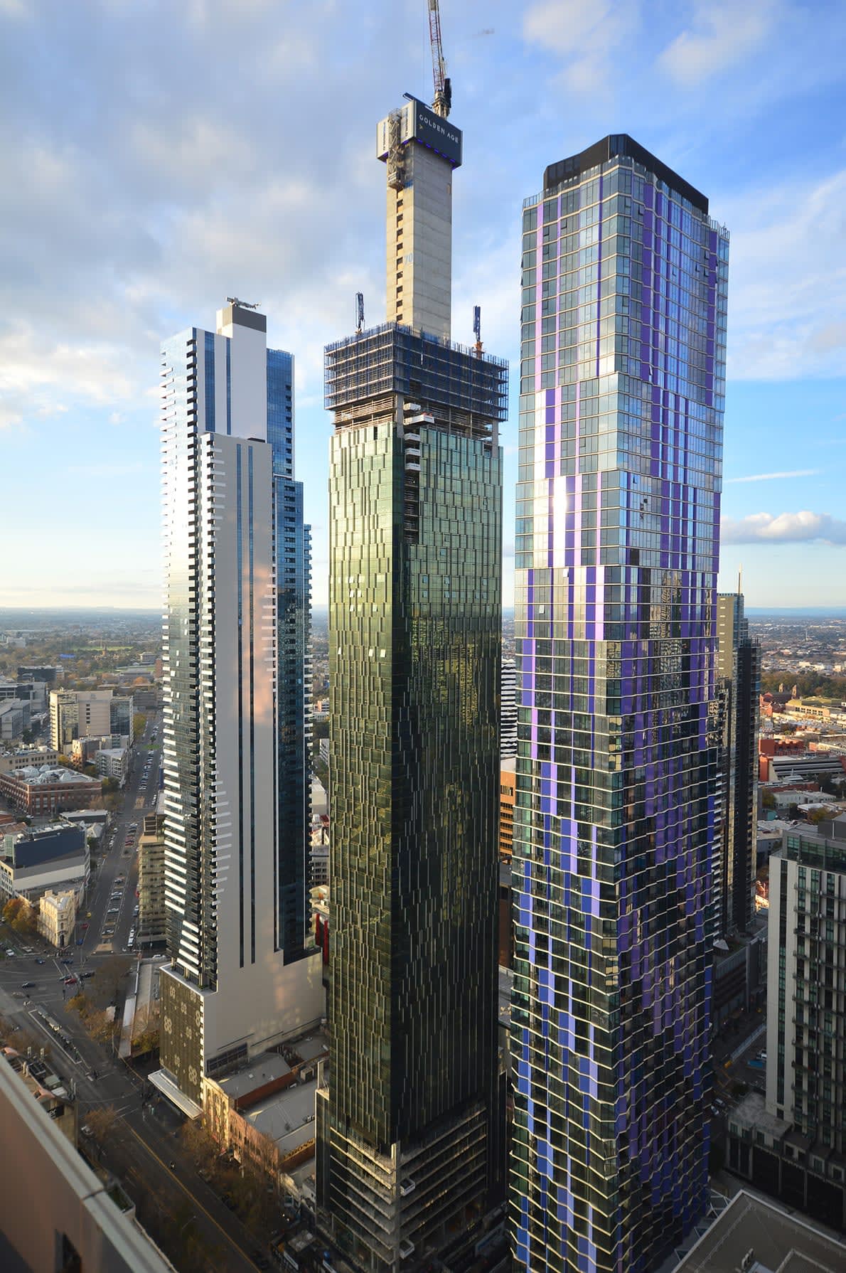 Victoria One's core tops out - becomes CBD's tallest structure