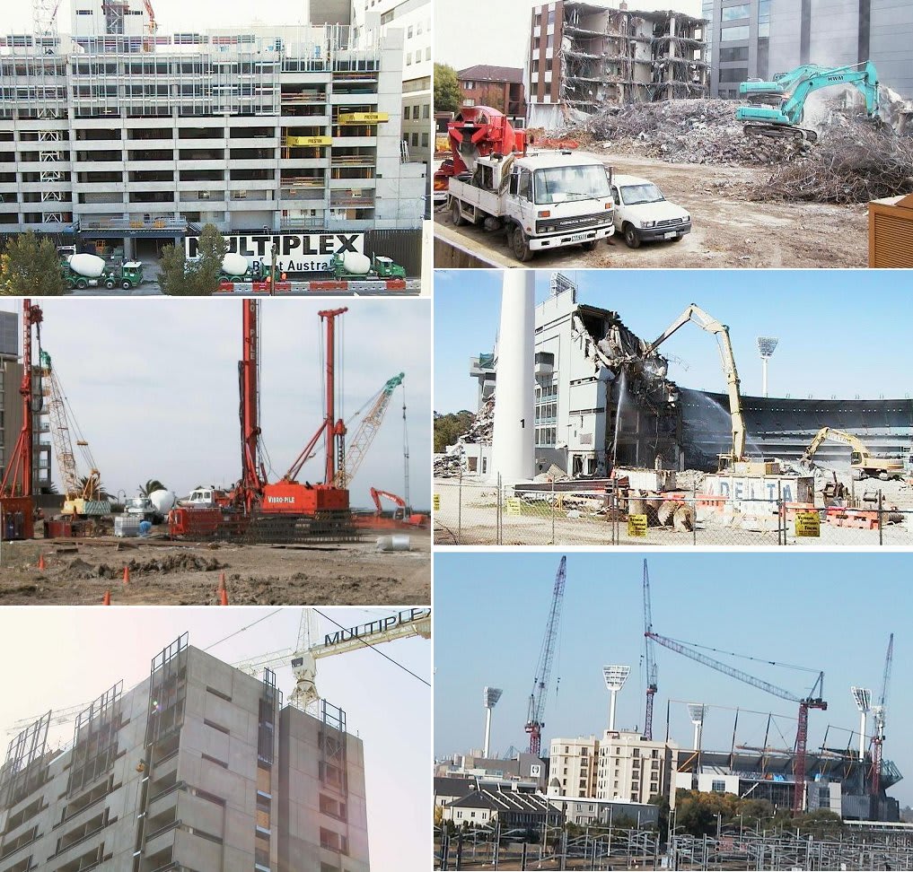 Melbourne under construction > April 2004