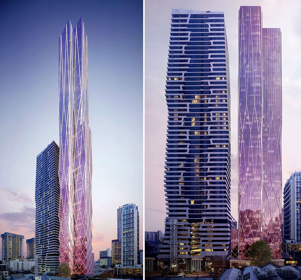 One up, one down in the residential tower stakes