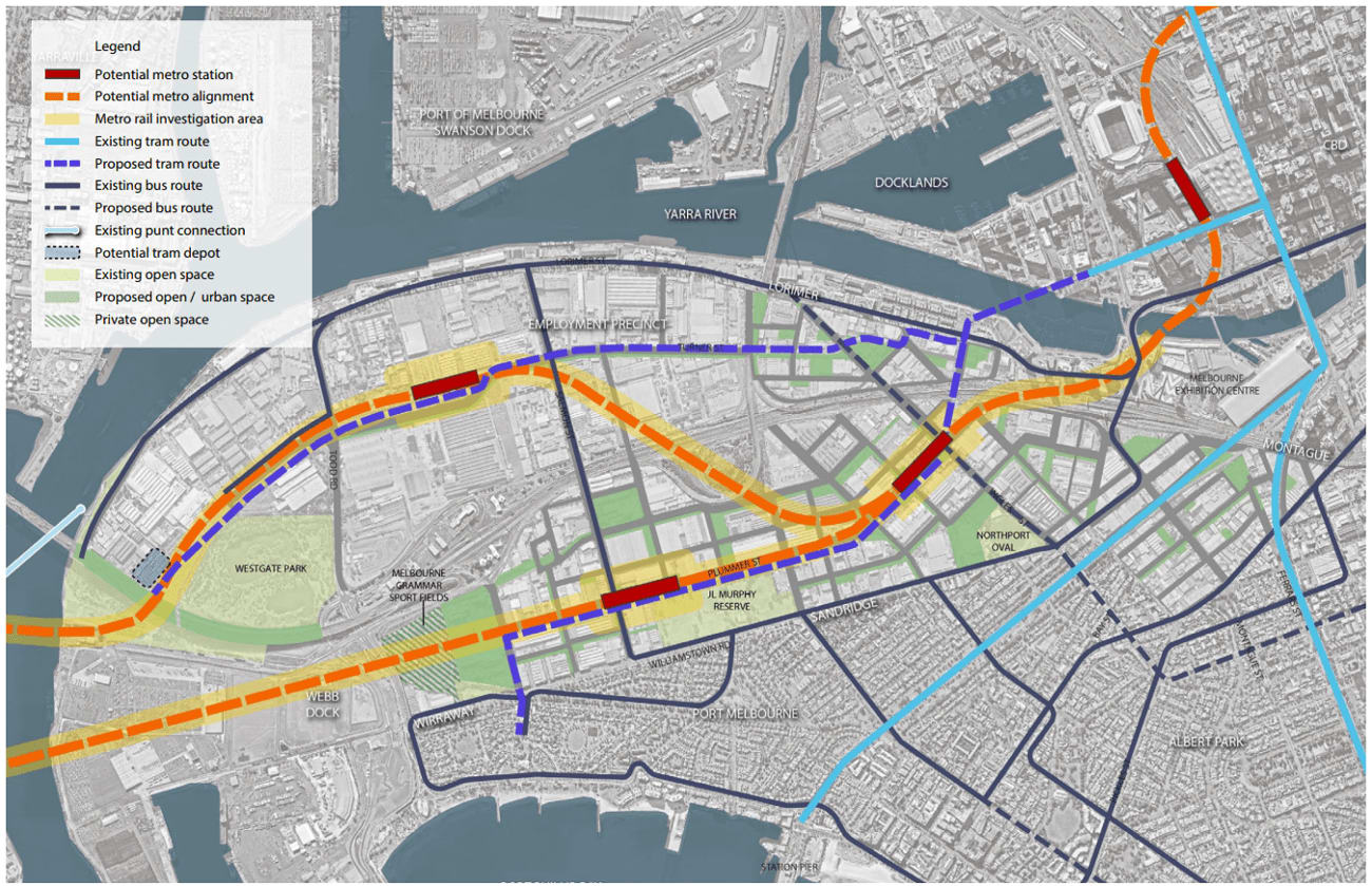 Walking, bikes and public transport the big focus in Fishermans Bend's integrated transport plan