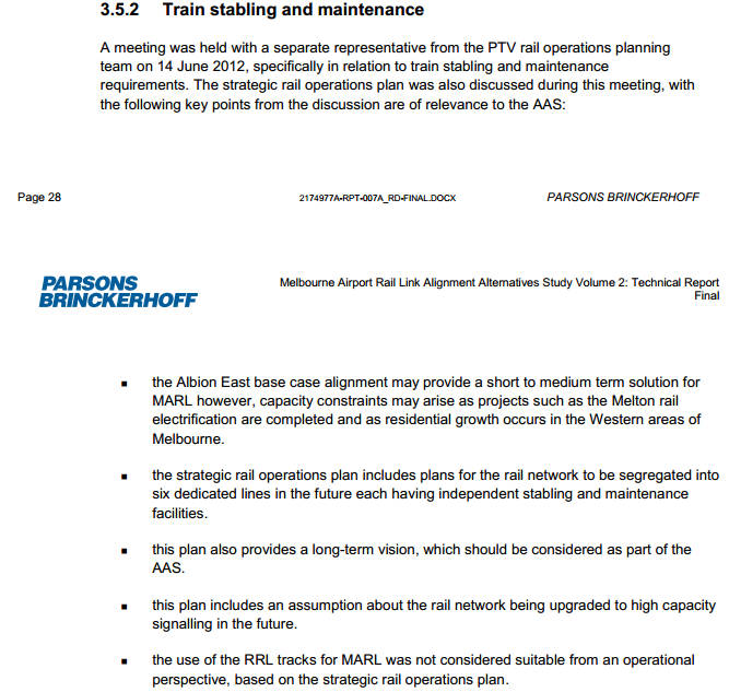 Questions still remain on the Melbourne Airport Rail Link study