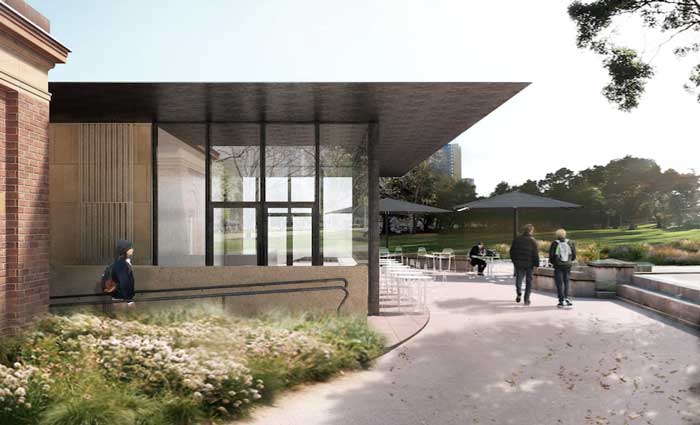 New open plan cafe for Sydney's Hyde Park South