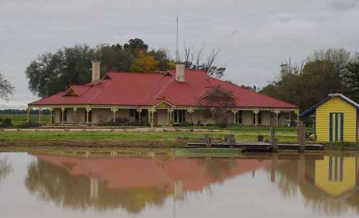 Hazeldean, the 60 square NSW Southern Riverina homestead listed