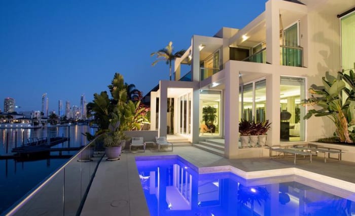 Waterfront Paradise Waters trophy home listed