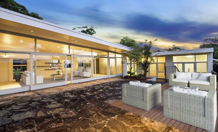 Kerr Neilson buys mid century modern Brindley House in Castlecrag