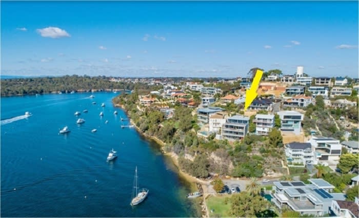 Cliff side Perth home on Millionaires Row listed