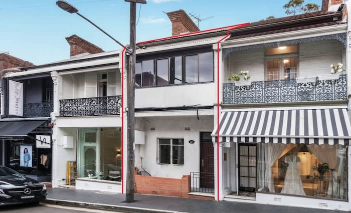 Original Victorian terrace listed on Paddington's William Street retail strip