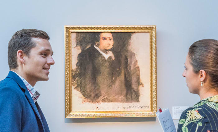 Artwork by an algorithm is up for auction, so does that mean AI is now creative?