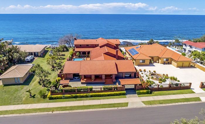 Oceanfront Coral Cove trophy home listed