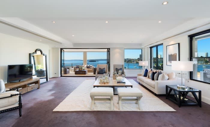 Potts Point apartment listed by printing magnate