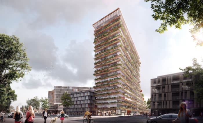 Kengo Kuma’s ‘Stacking Forest’ design wins competition for new Sydney, Waterloo tower