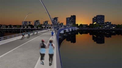 Homebush Bay bridge proposal nears, but developers seek 1,300 more dwellings