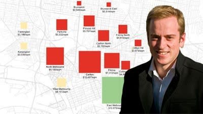 At $2,514 per square metre Brunswick East has cheapest house prices in inner Melbourne: Paul Osborne