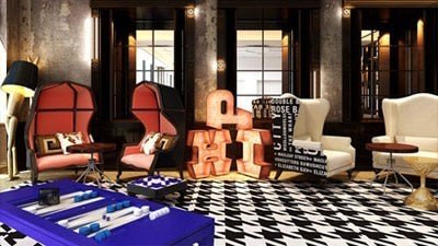 Clockwork Orange-meets-Vogue Living: The QT Sydney