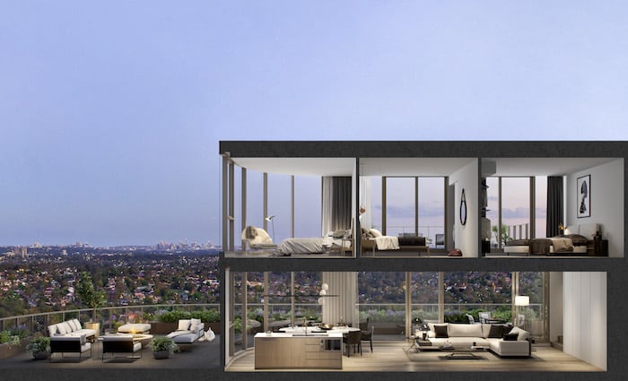 The Langston penthouse sells for new Epping apartment record