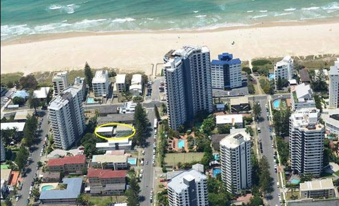 Surfers Paradise hotel development site for sale