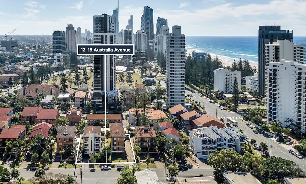 Broadbeach set for new high-rise tower as prime development site listed