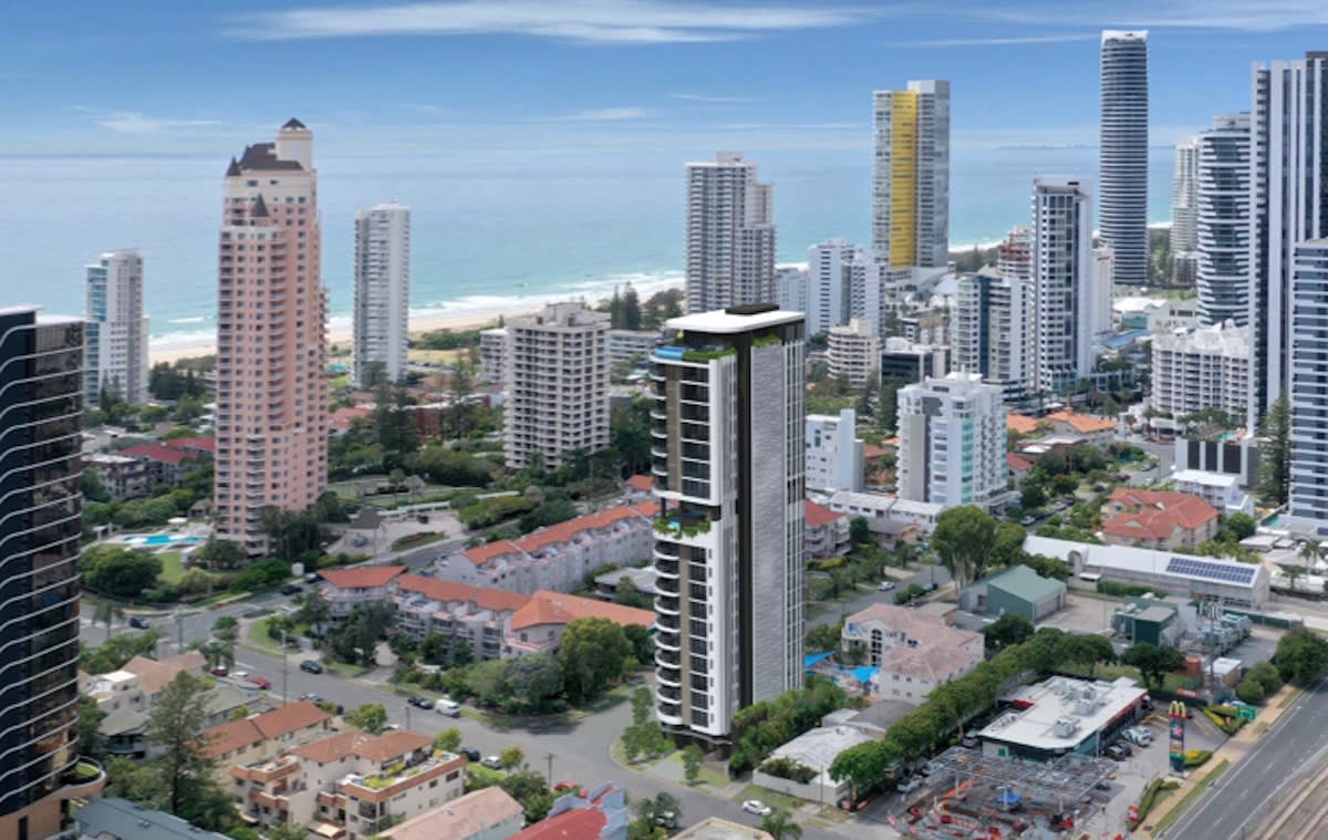 Busy Broadbeach set for another owner-occupier apartment tower