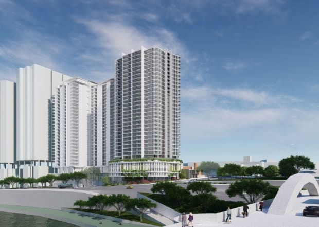 First look exclusive: 2032 Brisbane Olympics has Morris Property Group swap Eagle Terrace office tower for apartments