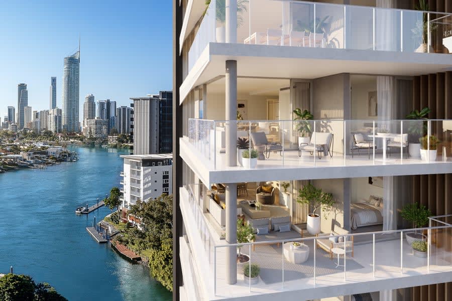 Absolute riverfront, absolute parkside: Florian, Surfers Paradise apartments launch