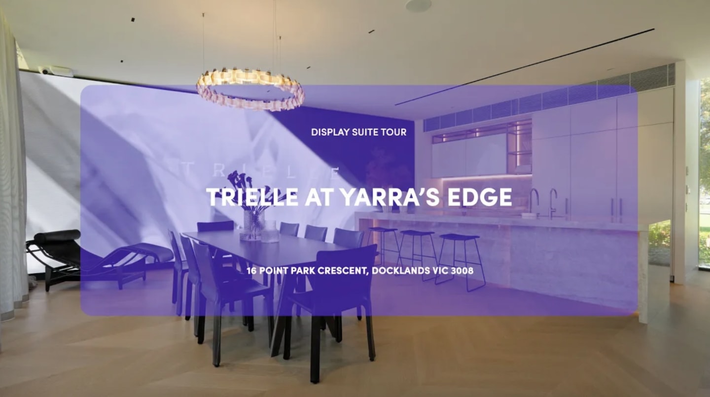 Inside Trielle: Urban&#039;s display suite tour of Mirvac&#039;s latest stage at Yarra&#039;s Edge