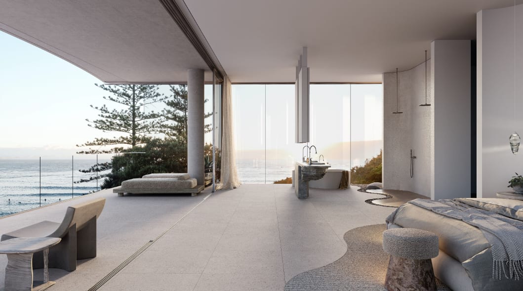 Spyre amalgamate at Glasshouse Burleigh Heads to create three-level apartment