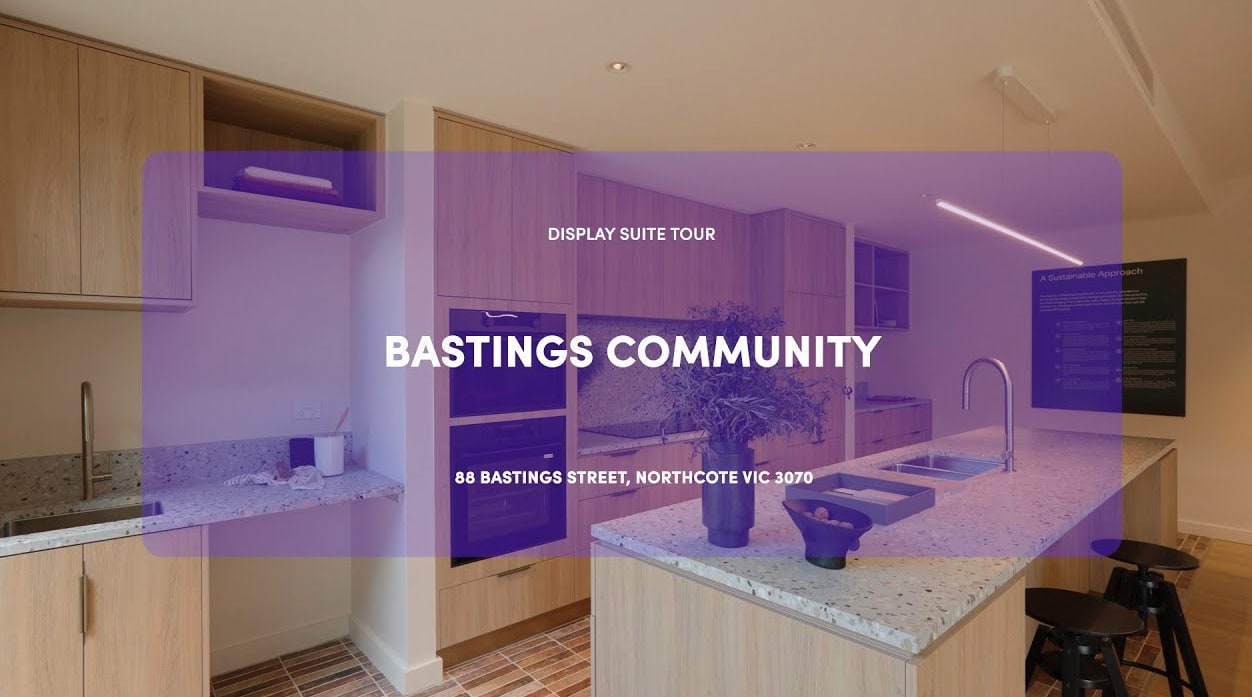 Inside Bastings Community: Urban's video tour of Northcote's newest off the plan townhouse development