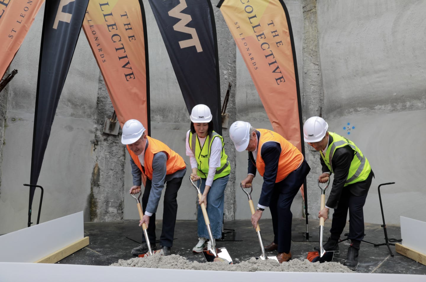 TWT marks latest construction milestone at The Collective Crows Nest