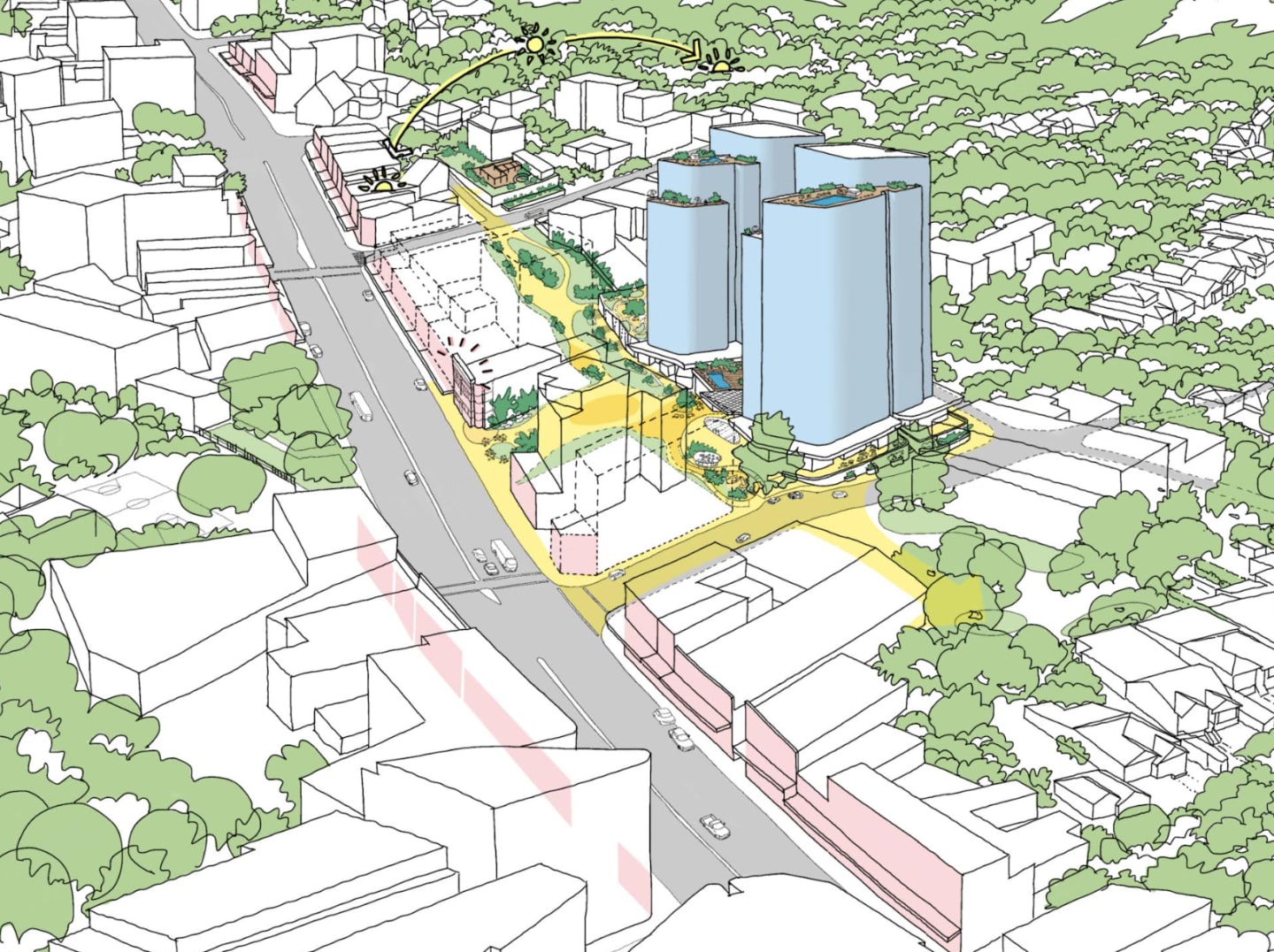 First look: Third.i plots 500-unit redevelopment of Gladesville Village Shopping Centre