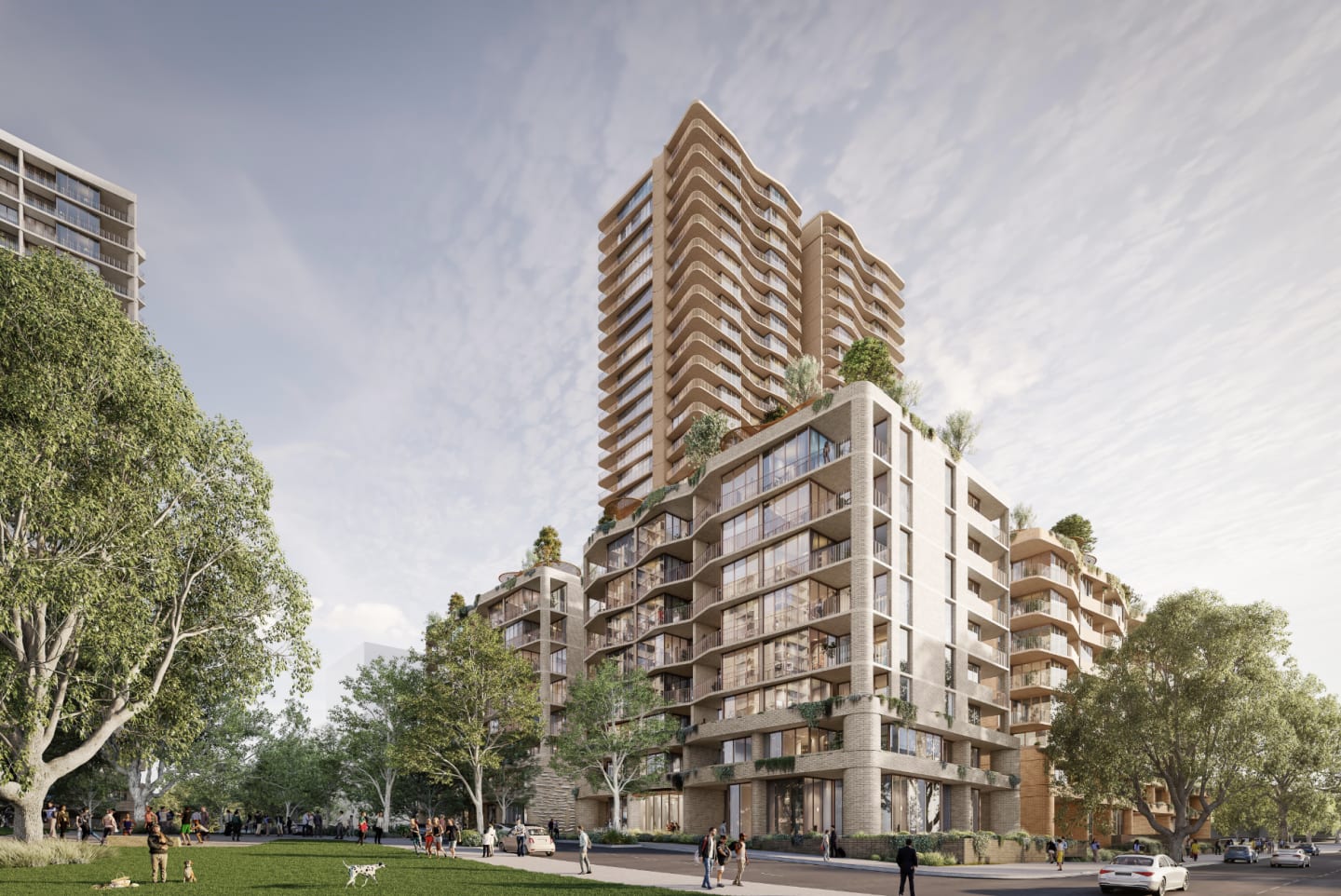 First look: Holdmark plans another 1,000 new apartments in Melrose Park masterplan