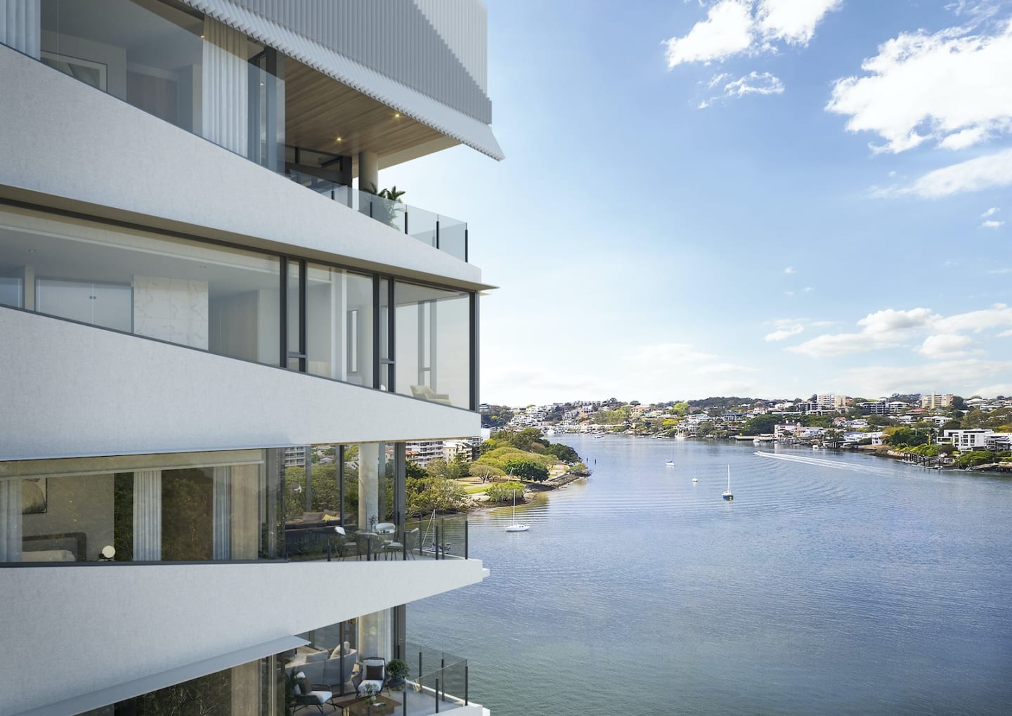 Check out one of East Brisbane's last riverside apartment developments