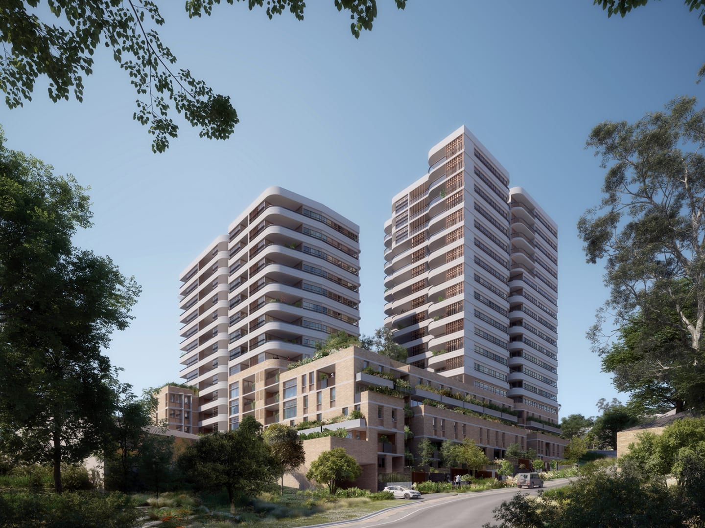 Inside the Grand Reve, Castle Hill apartments