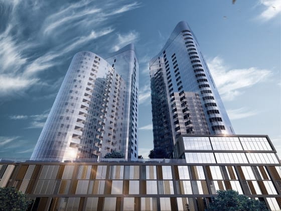 The new waterfront Republic precinct in Belconnen is High Society, Canberra’s tallest towers.