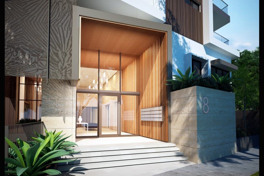 Completed Applecross apartments Macrae hit 50% sold