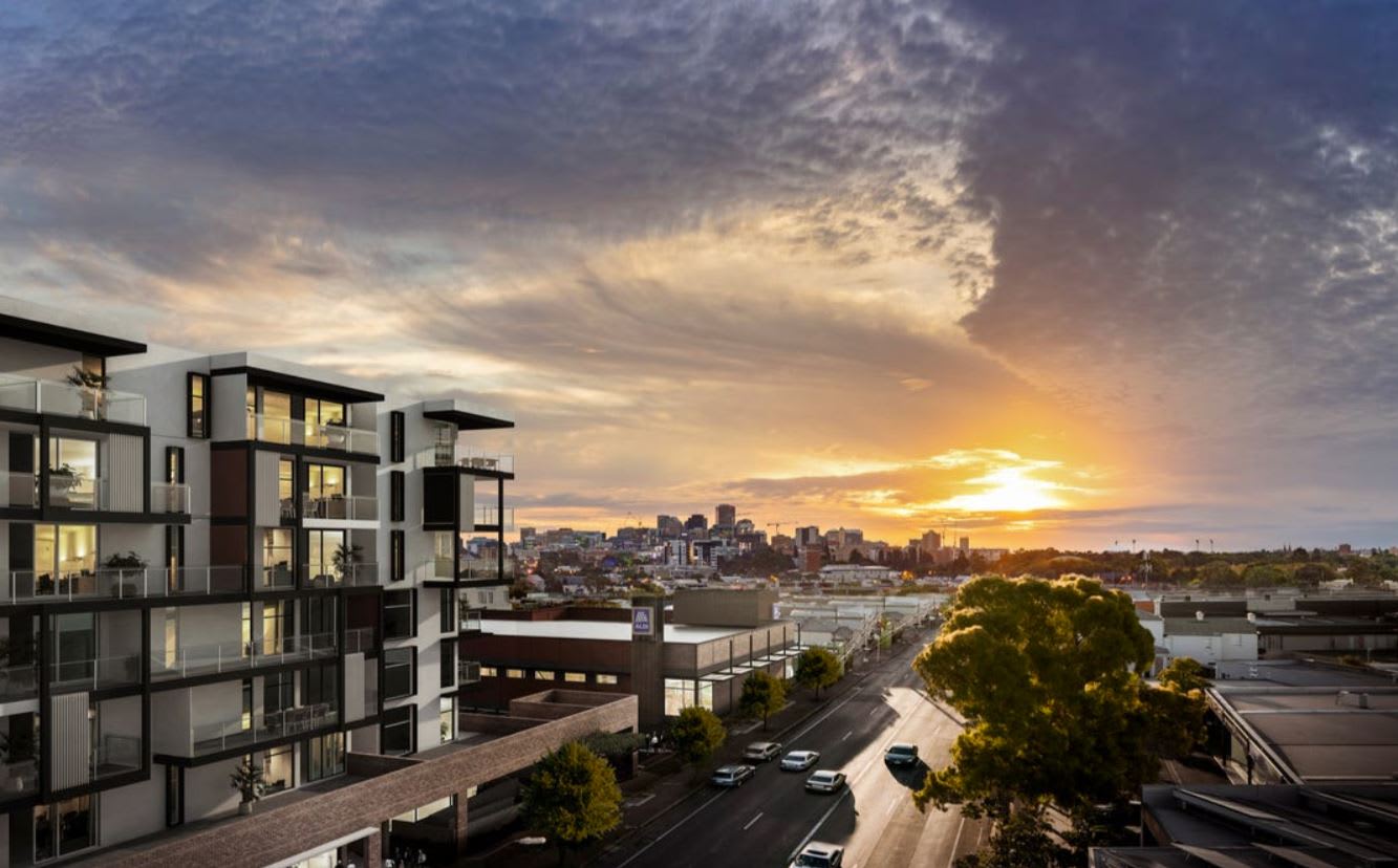 Catcorp&#039;s affordable Norwood Green apartment and townhouse development for sale in Adelaide