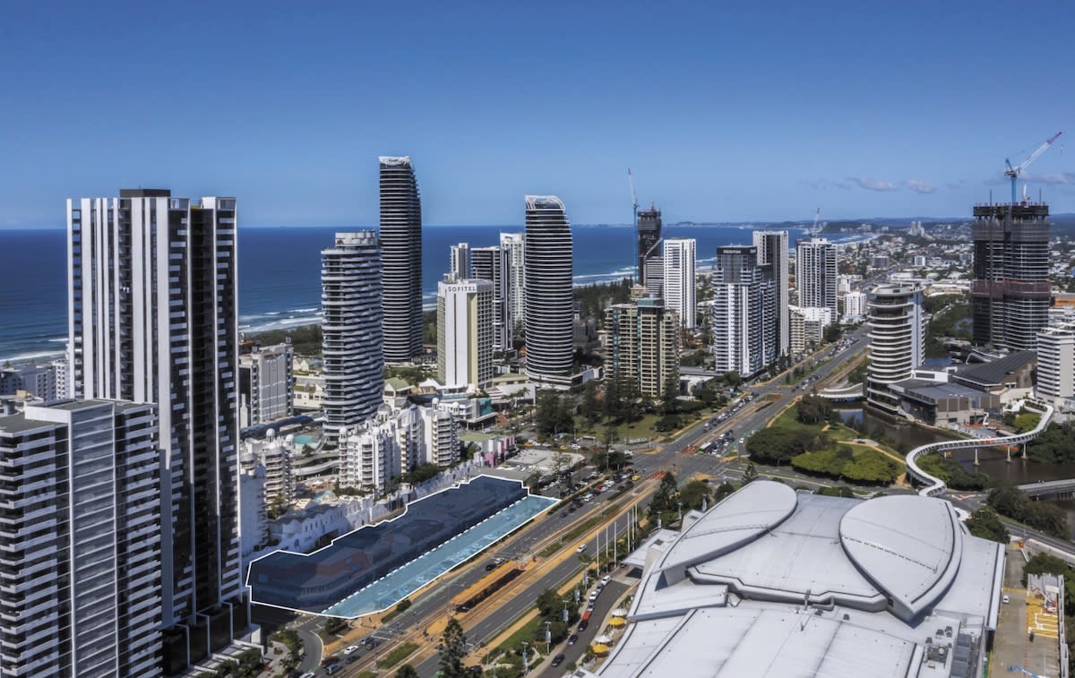 John Potter lists Broadbeach apartment development site consolidation