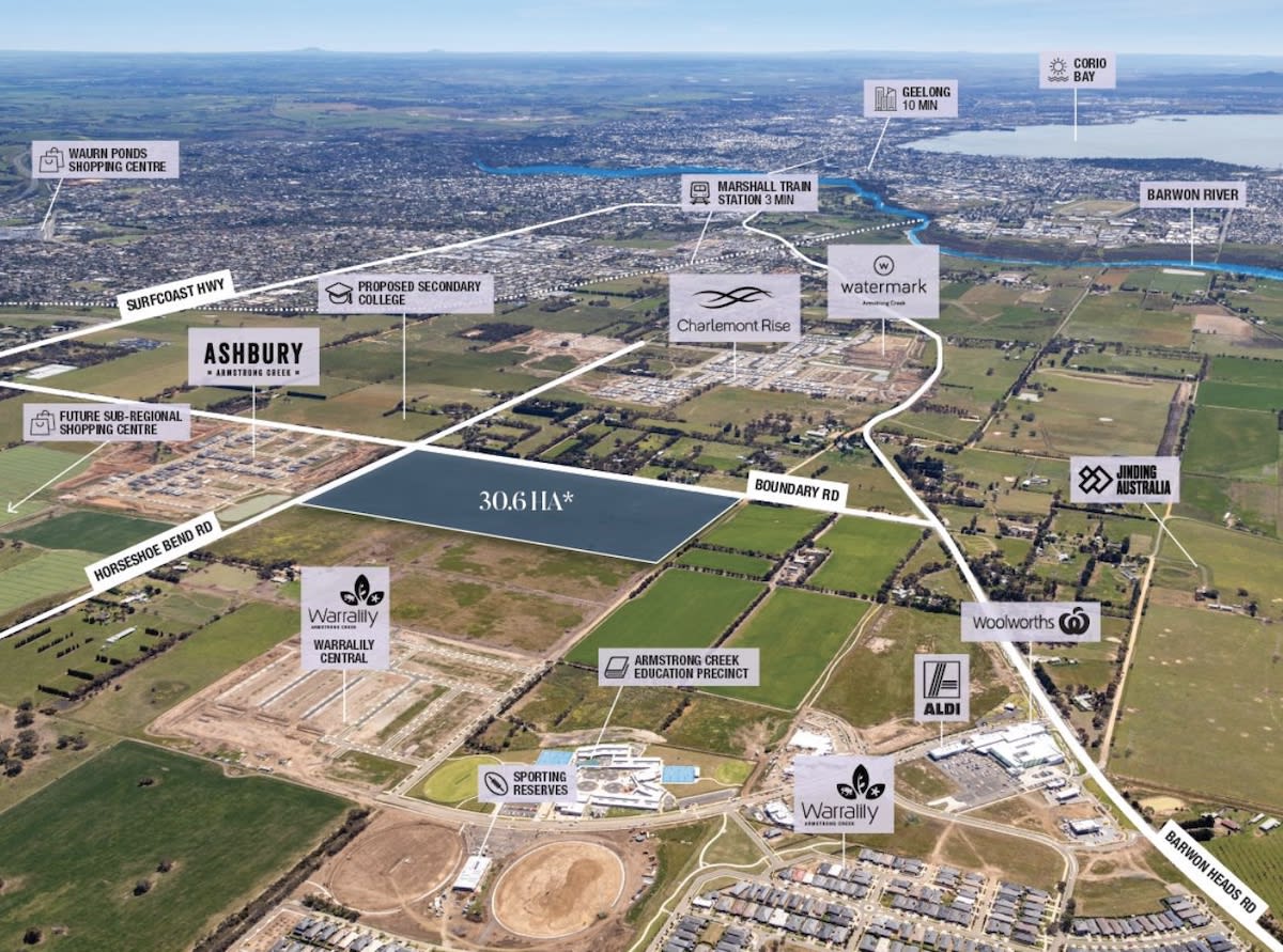 Stockland plan 5000 homes at Geelong district's Armstrong Creek