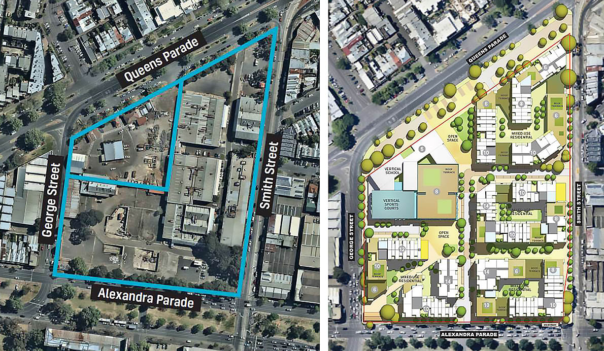 The Andrews Government commits to vertical school at Fitzroy Gasworks site