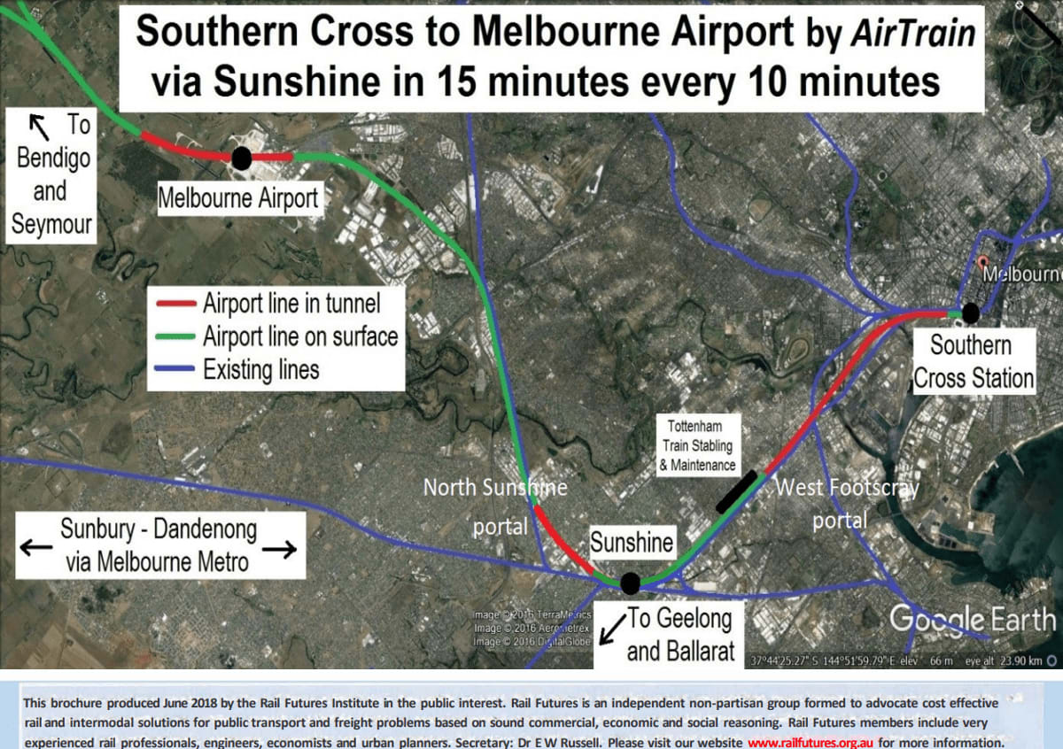 Extending RFI's Airtrain concept to the south-east