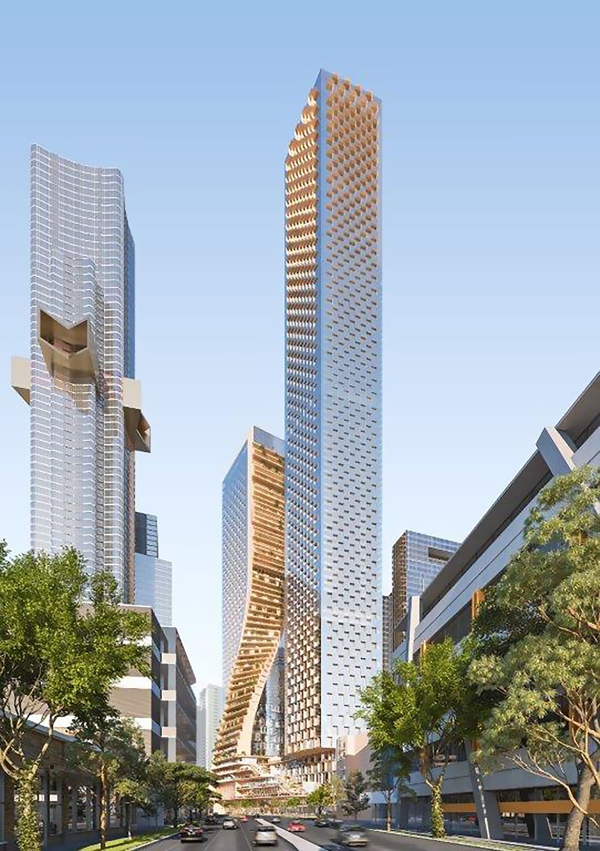 Southbank by Beulah: UN Studio & COX Architecture - The Green Spine