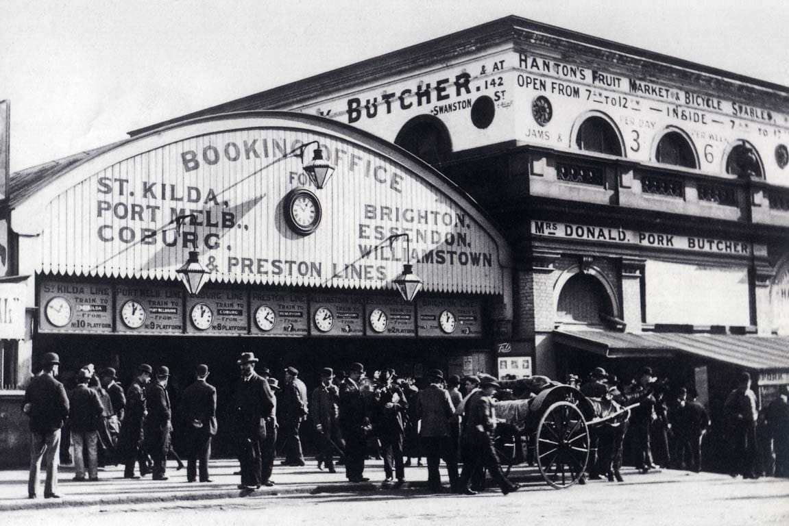 An early Melbourne railway story