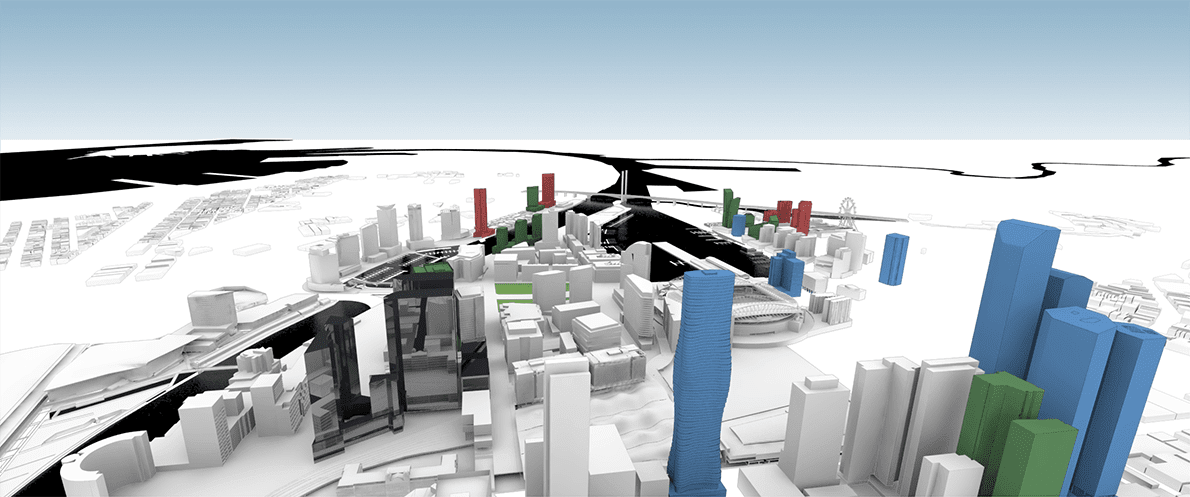 CBD Model update: Docklands to the fore